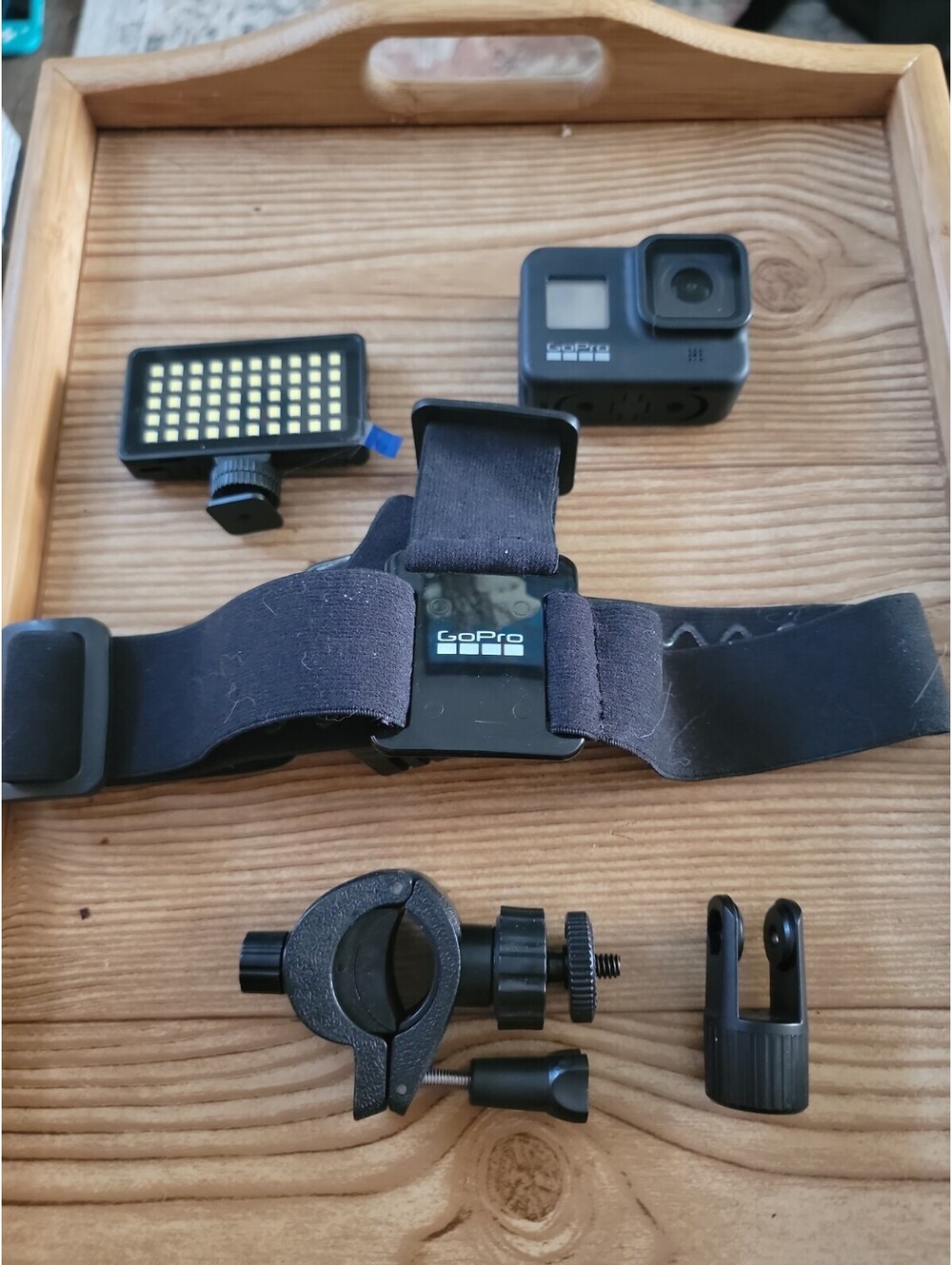GoPro HERO8 Black 12MP Action Camera w/o Battery Side Panel Gear Lot